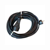 Prelungitor Broman negru 10 m, 3x2.5 mm, TR
