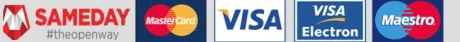 Sameday, MasterCard, Visa, Visa Electron, Maestro
