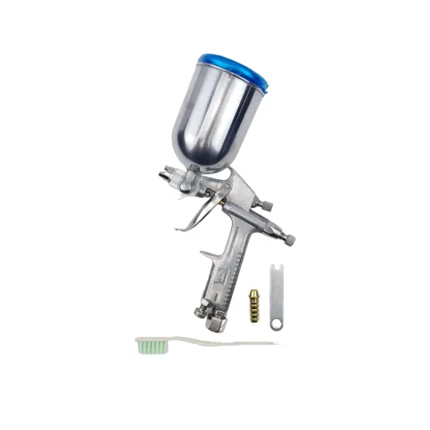 Pistol de vopsit pneumatic cu alimentare gravitațională, cană sus