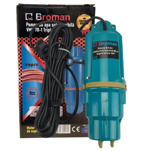 Pompa apa pe vibratii tripla absorbtie, VMP70-1