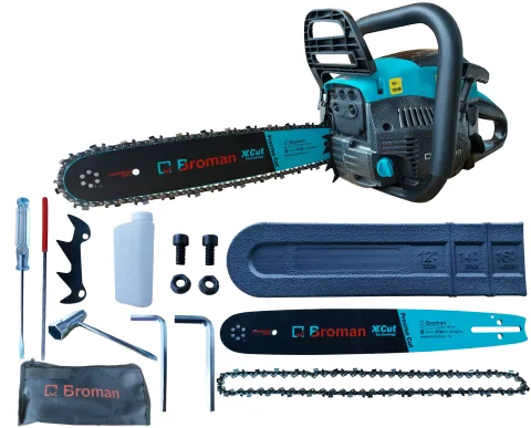 Drujba benzina 5800+, lama 38 cm, 2 lame si 2 lanturi incluse, tehnologie Easy Start