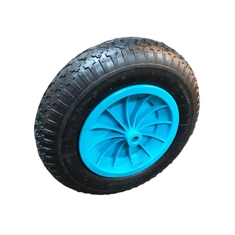 Roata cu janta de plastic 3.50/8, ax 14