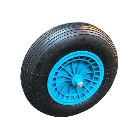 Roata broman cu janta plastic, 4.00/8, ax 14