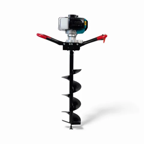 Motoburghiu foreza pamant gheata Broman 200+ 9.8CP + burghiu 200x800 mm