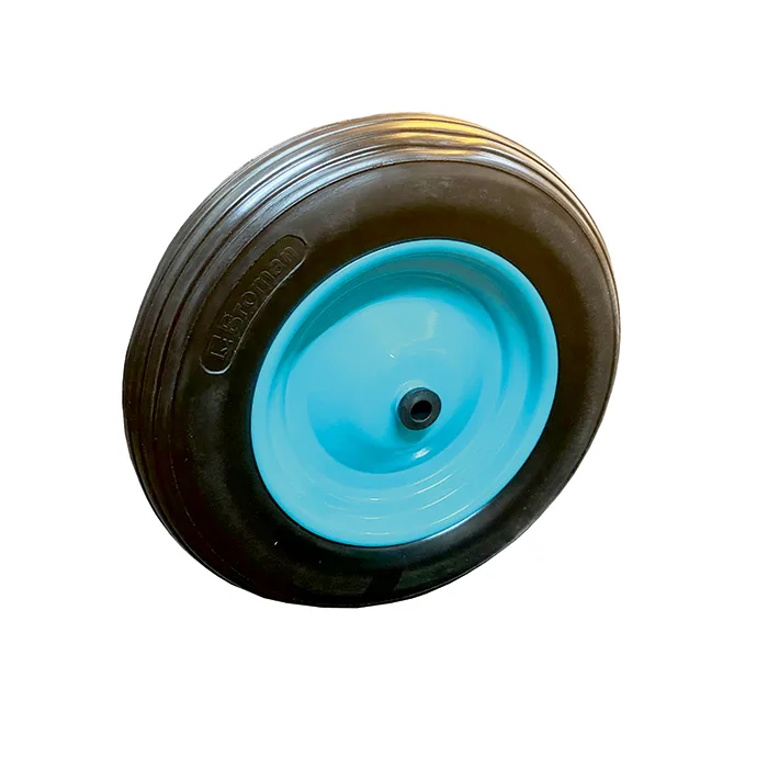 Roata pentru roaba Broman, 4.00-8 din spuma, ax 14 mm cu bucsa
