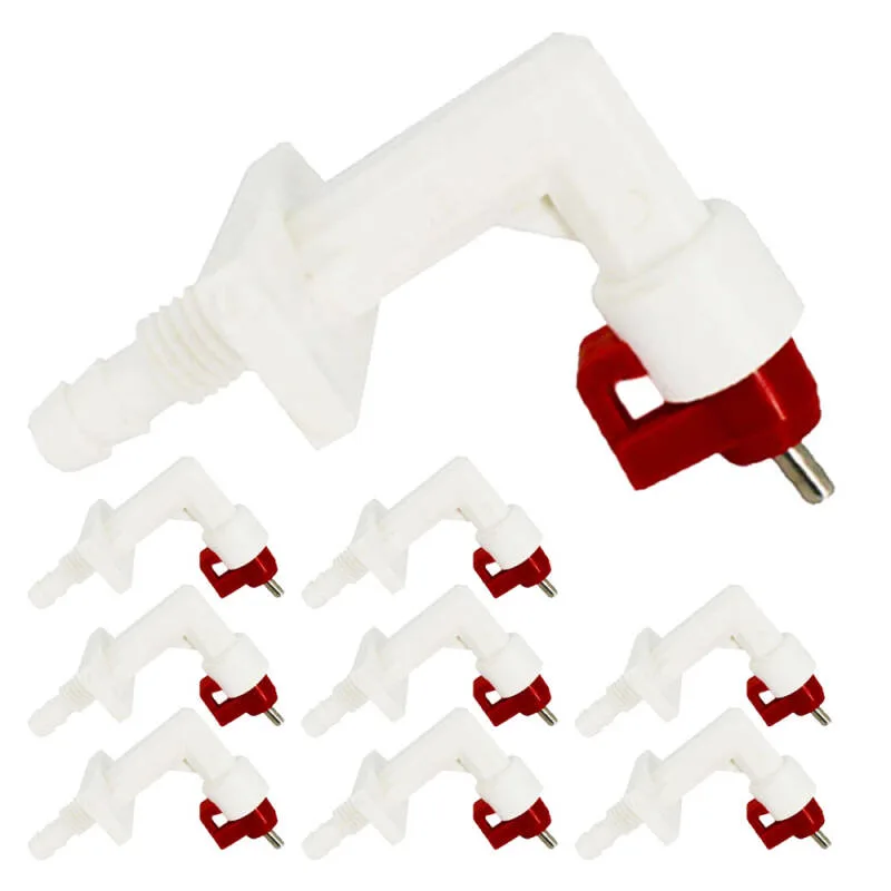 Adapatoare pentru iepuri cu niplu cot 90° (set 10 buc)